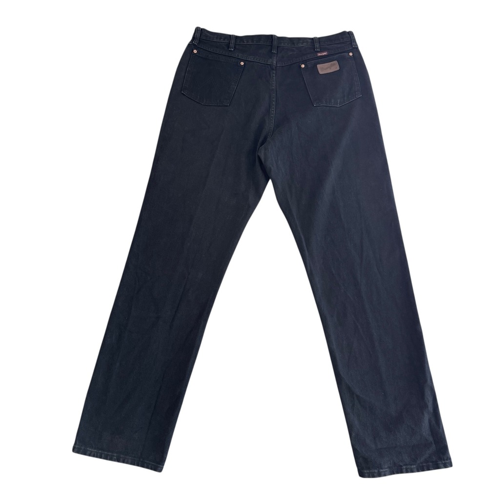 Men's Black Straight-Leg Jeans